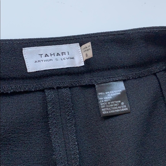 Tahari Wide Leg Cropped Pants - Picture 6 of 10